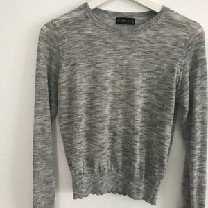 NFS ZARA KNIT Gray Long Sleeve knit pullover/shirt
